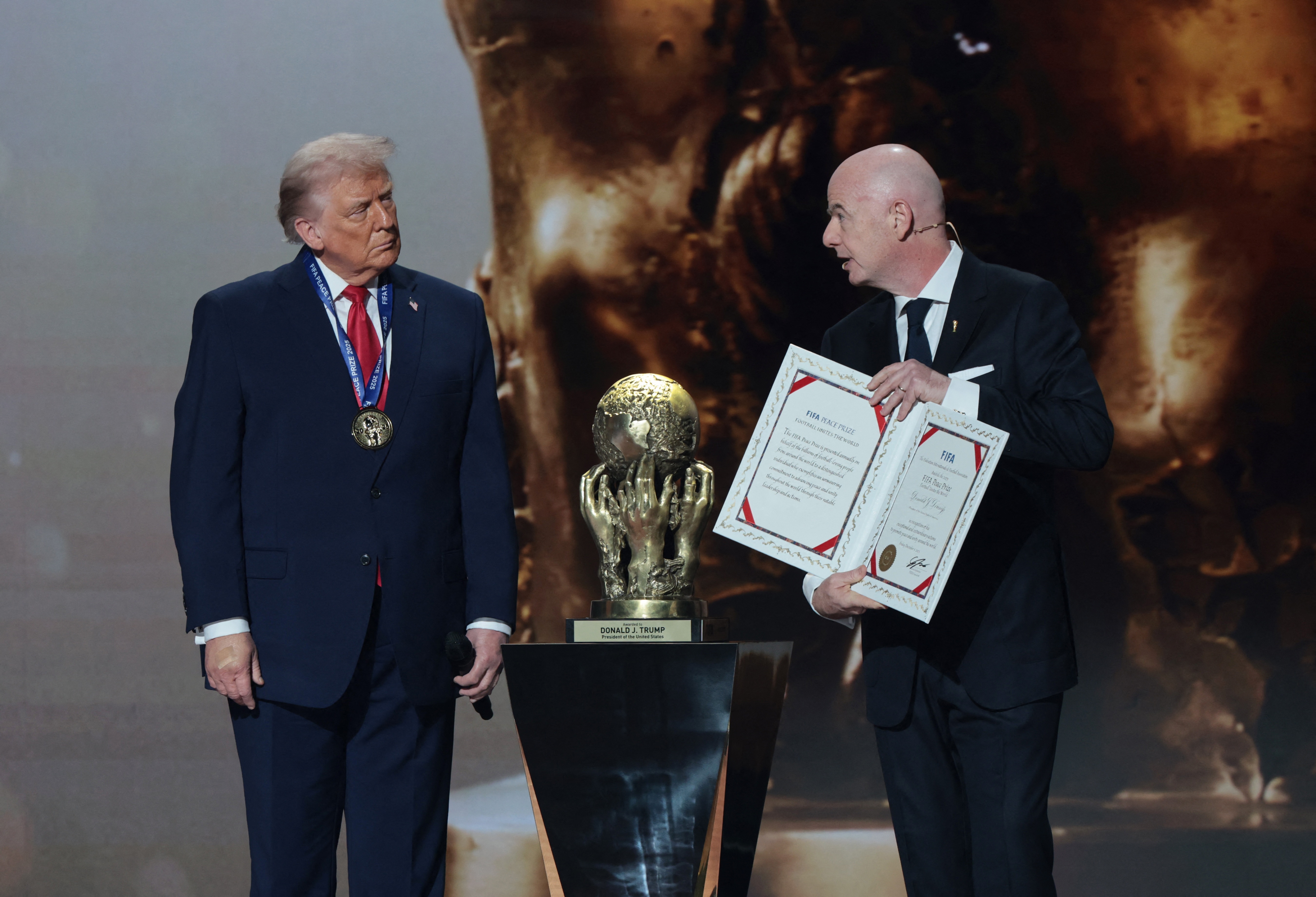 挪威足协投诉FIFA向特朗普颁发和平奖：我们单独致信要求澄清此事